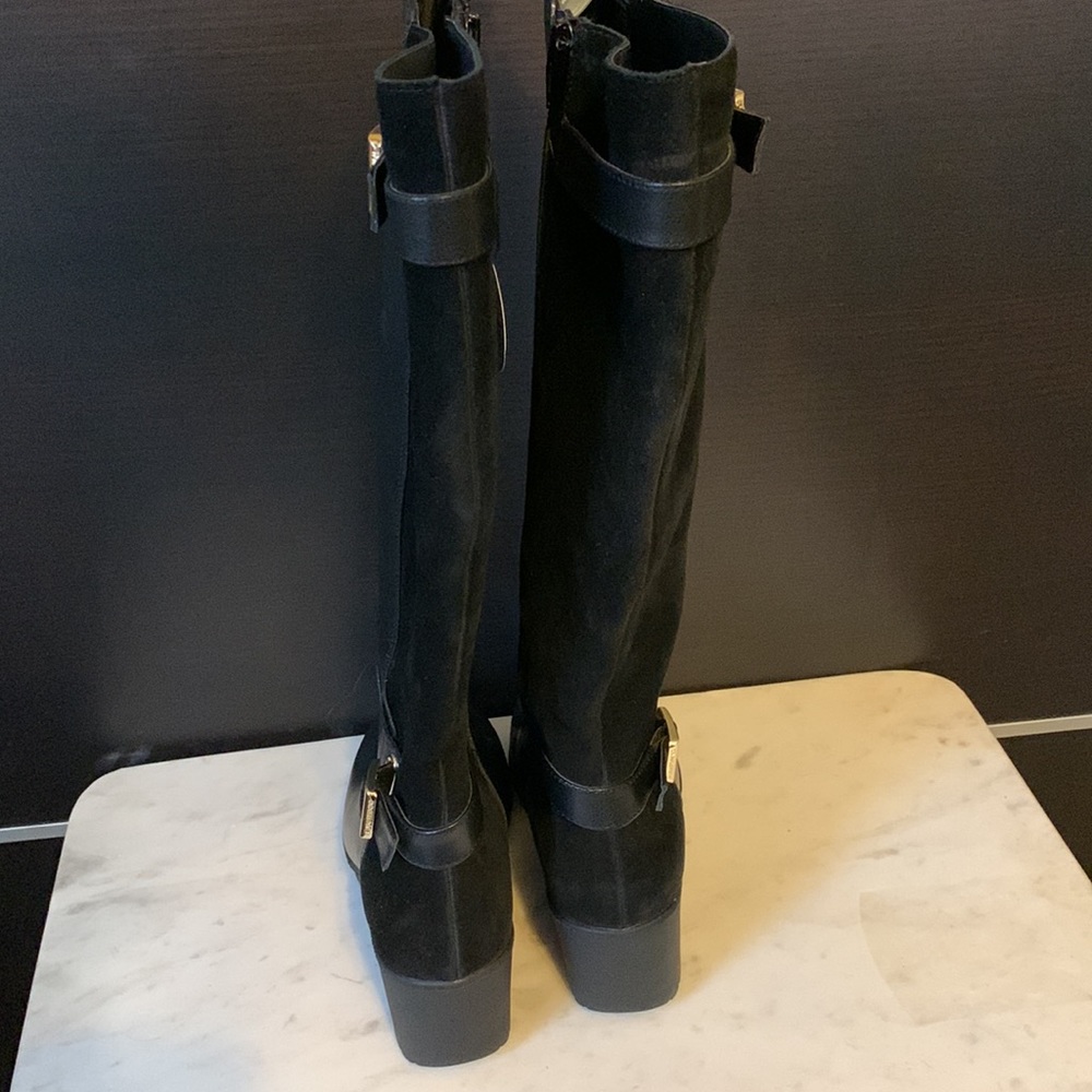 Giani Bernini Black Sannaa Wedge Boots - Picture 6 of 15